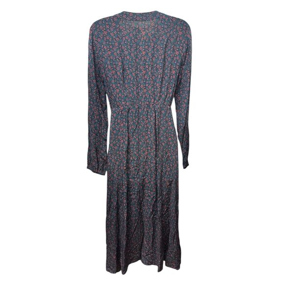 Faherty Emmalyn Floral Ling Sleeve Dress NWT Size Small - Picture 2 of 4